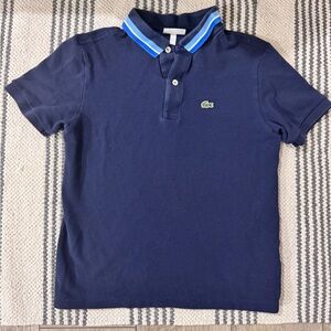 Lacoste Kids Navy Blue Polo Shirt
